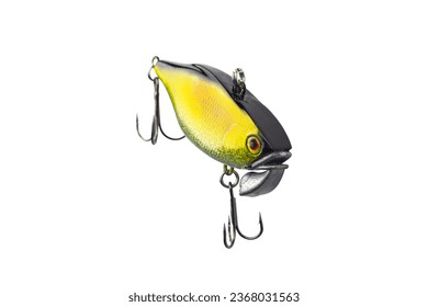 fishing bait, colorful fishing bait isolated from background - Shutterstock ID 2368031563