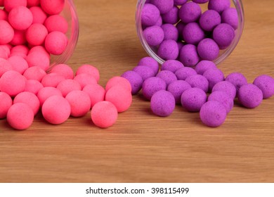 Fishing baits on the table