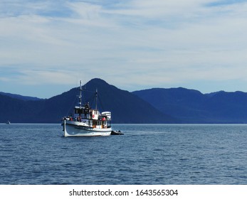 Fishing boat in the Alaskan waters
