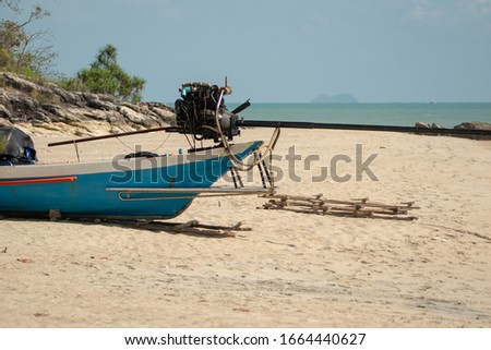 Fishing boat at Ao Thong Yee Bay in Khanom