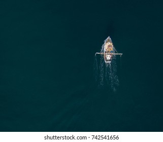 Fishing Boat Heading To Sea. Gold Coast, Australia