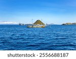 Fishing boat, Komodo National Park, Flores, Indonesia, Southeast Asia. 
Traditional fishing boat near Island Kukusan in Komodo National Park, Flores, Indonesia. 