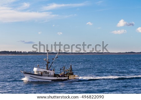 Fishing boat in Newcastle, NSW Australia