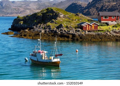 Fishing Boat In Norway