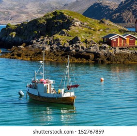 Fishing Boat In Norway