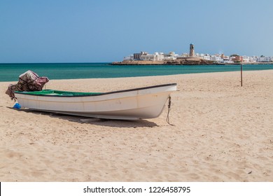 Fishing Boat On A Beach In Sur, Oman