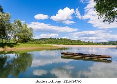 A Fishing Boat On The Drina River