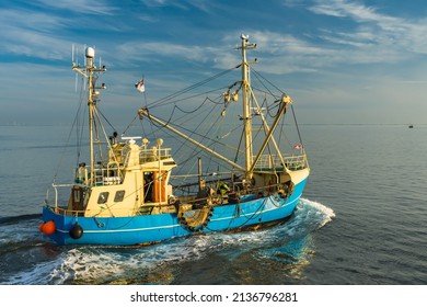 Fishing boat on the North Sea