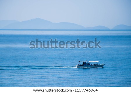 Fishing boat in the Seto Inland Sea