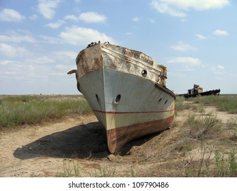 Fishing Boats In The Aral Sea, Moynaq