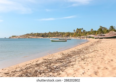 Fishing Boats In The Caribbean Sea In Araya, Venezuela