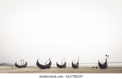 Fishing Boats In Cox's Bazaar