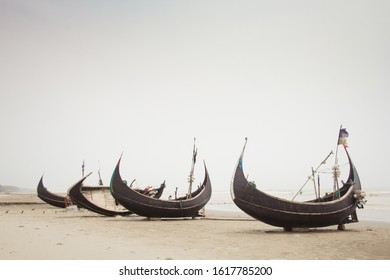 Fishing Boats In Cox's Bazaar