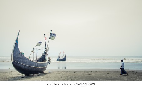 Fishing Boats In Cox's Bazaar