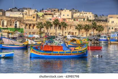 Fishing Boats, Marsaxlokk Harbour, Malta