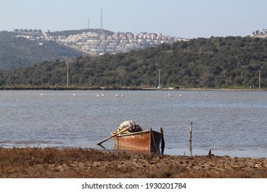 Fishing Boats On The Lake. Bodrum, Mugla , Turkey