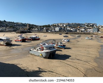 Fishing Boats, St Ives Bay, Cornwall UK