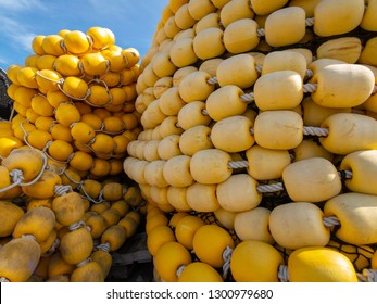 Fishing Buoys And Rope From Purse Seine  Boat