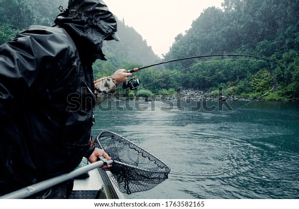 Fishing for Coho Salmon in\
Alaska