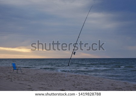 Fishing competition by the sea. Baltic Sea, Jastarnia, Year 2019.