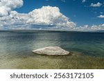 Fishing Cone, a geyser in the West Thumb Basin in Yellowstone National Park