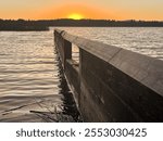 Fishing dock at Fern Ridge Lake, OR