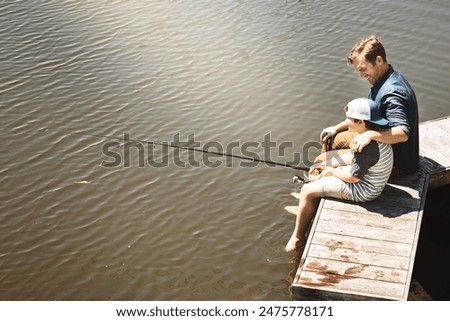Similar – Image, Stock Photo fish Adventure Son
