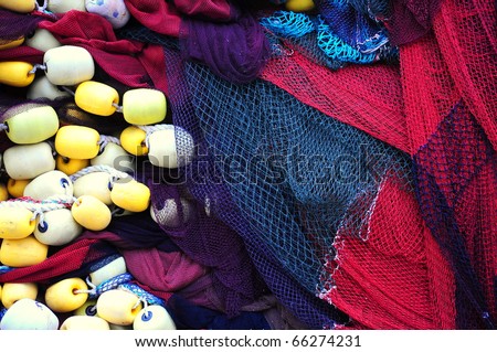 fishing net as a background