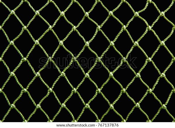 Fishing Net On Black Background Stock Photo 767137876 | Shutterstock