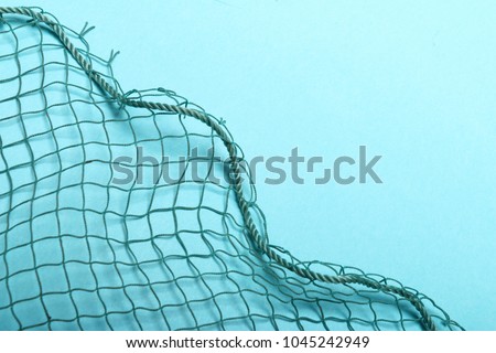 Fishing net with space for your text.  Foto stock © 
