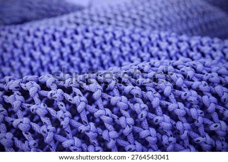 Fishing nets drying in port
