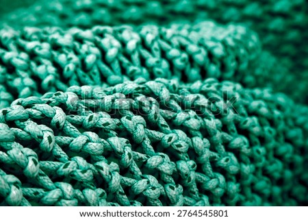 Fishing nets drying in port
