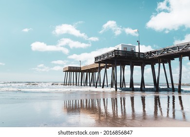 The Fishing Pier And Boardwalk Of Ocean City, NJ