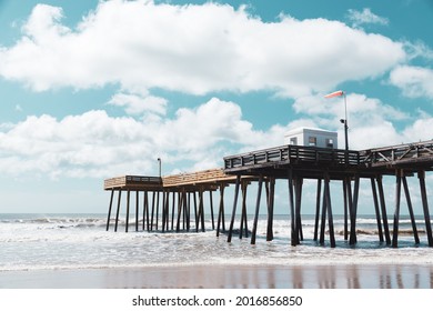 The Fishing Pier And Boardwalk Of Ocean City, NJ