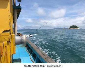 Fishing At Pulau Sembilan Perak Malaysia Moment