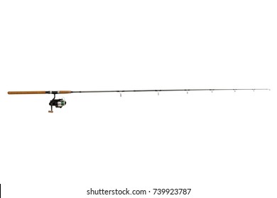 Fishing Rod  Isolated On White Background