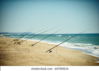 beach surf fishing rod