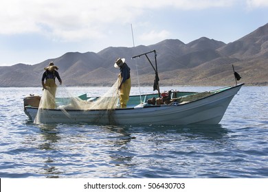 Fishing In The Sea Of Cortez, Baja, Mexico