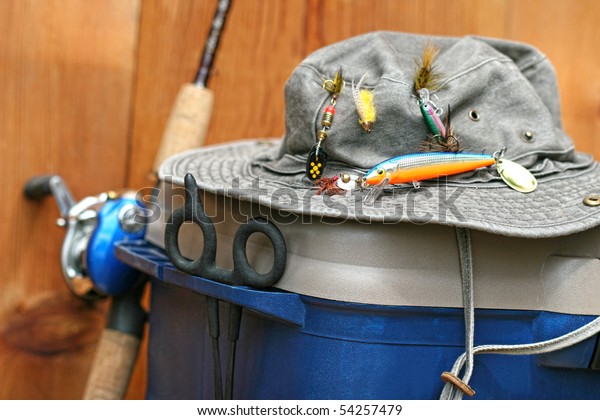 fishing tackle hat