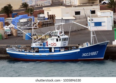 
The fishing vessel Cima de Oro is on January 26, 2018 in the port of Arrecife.