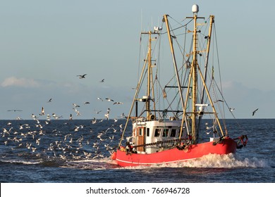 Fishing Vessel At Sea