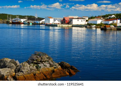 Fishing Village In Fogo, Newfoundland