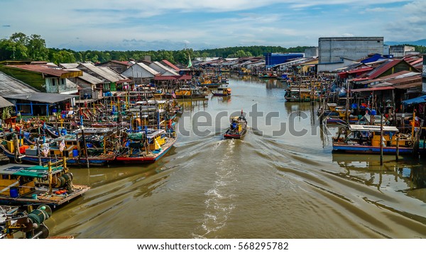 Fishing Village Kuala Sepatang Malaysia Stock Photo (Edit Now) 568295782