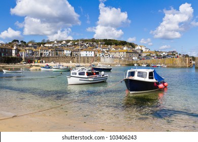 The Fishing Village Of Mousehole Cornwall England UK