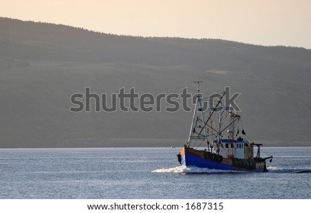 Fishingboat at Sound of Mull