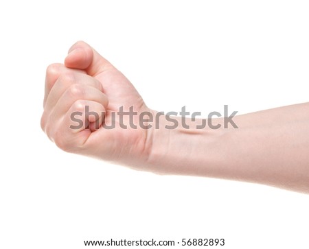 Fist. Gesture of the hand