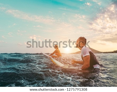 Similar – Image, Stock Photo adventure in paradise