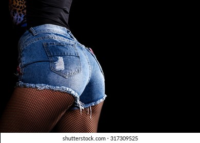 Jeans ebony ass in Any Black