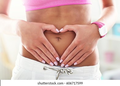 Fit Woman Stomach