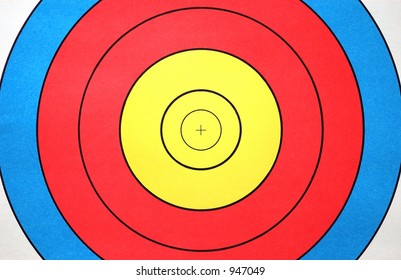 FITA Official Indoor (18m) Archery Target Face - 20 Cm Diameter